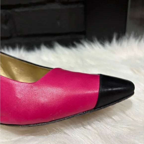 Evan Picone Black and Pink Women's Heels - Picture 11 of 15